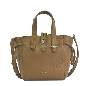 フルラ FURLA バッグ ハンドバッグ ミニトート ショルダーバッグ BASRFUA HSF 03B FURLA NET MINI TOTE ネット COGNAC h ブラウン系