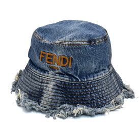 フェンディ FENDI 帽子 ハット バケットハット バケハ ファッション小物 FXQ963 AN9J FORU7 メンズ レディース ユニセックス ブルー