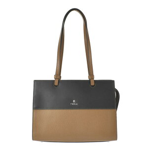 �t���� FURLA �o�b�O �g�[�g�o�b�O ���|���o�b�O WB00731 GHN00 BX1203 VARSITY STYLE M TOTE E/W 27 �o�[�V�e�B �X�^�C�� M COGNAC h+NERO �u���E��+�u���b�N�n