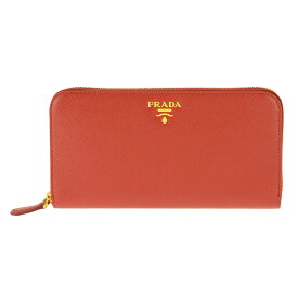 プラダ PRADA 財布 長財布 ラウンドファスナー長財布 小銭入れ付き PR-1ML506S ME-FUO レディース FUOCO