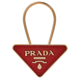 プラダ PRADA キーリング キーホルダー PR-1PP301SAFF-FUO レディース バッグチャーム レッド