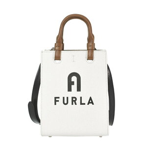 �t���� FURLA �o�b�O �n���h�o�b�O �~�j�g�[�g ��� �V�����_�[�o�b�O �΂ߊ|���o�b�O WB00729 BX1230 1843S FURLA VARSITY STYLE MINI TOTE N/S �o�[�V�e�B MARSHMALLOW+NERO �z���C�g�n
