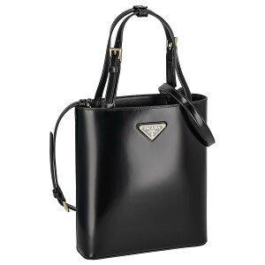 �v���_ PRADA �o�b�O 2WAY �n���h�o�b�O �g�[�g�o�b�O ��� �V�����_�[�o�b�O ���|���o�b�O �΂ߊ|���o�b�O 1BA401 SPAZZOLATO OOO NER ���f�B�[�X �u���b�N