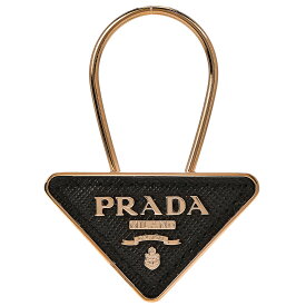 プラダ PRADA キーリング キーホルダー 1PP301SAFF-NER レディース ブラック