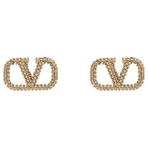 @eBm VALENTINO VS VOl`[ ^ NX^ sAX ANZT[ VLOGO SIGNATURE STRASS EARRINGS 5W2J0F85YCW MH5 apva00020l fB[X S[h+NA