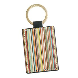 ポールスミス Paul Smith キーリング キーホルダー M1A4780 AMULTI 79 KEY HOLDER ブラック+マルチストライプ柄