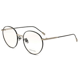 ボッテガヴェネタ BOTTEGA VENETA メガネ フレーム 眼鏡 フレームのみ BV0214O-001 オプティカルフレーム ティアドロップ レディース ブラック+ゴールド