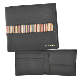 |[X~X Paul Smith z ܂z ܂肽ݍz M1A4833 AINSET 79 MEN WALLET BFOLD COIN KL BLACK ubN