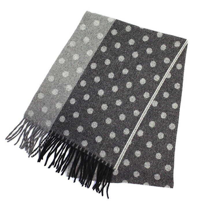 楽天市場 ポールスミス Paul Smith マフラー カシミヤ M2a 525f Es09 76 カシミア メンズ レディースマフラー ストール ドット グレーブラック系 Salada Bowl おしゃれブランド通販