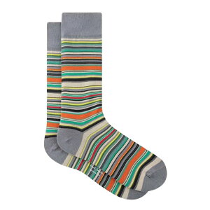 �|�[���X�~�X Paul Smith �\�b�N�X �X�g���C�v �}���`�J���[ 1���g �V���O�� �C�� ���b�O�E�F�A M1A-380CI-JMSTRP 76 �����Y �O���[+�}���`