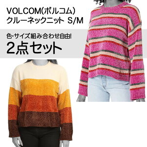�y2026�N �V�t�Z�[���z�y�F�E�T�C�Y�g�ݍ��킹���R�I2�_�Z�b�g�z�{���R�� VOLCOM ���H���R�� �N���[�l�b�N�j�b�g ���� �Z�[�^�[ S�EM �s���N�E�u���E�� BUBBLE TEA SWEATER B0732000 ���f�B�[�X �w�l�p 