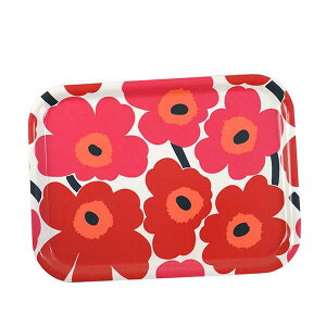 }bR marimekko g[ ~ v[g 067766 001 MINI UNIKKO TRAY ~jEjbR gC WHITE/RED EjbRzCg+bhn}`