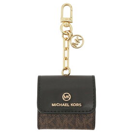 【楽天スーパーSALE対象商品】マイケルコース Michael Kors バッグチャーム Airpodsケース イヤホンケース 34H0GTML0B 292 bpmk00371l JET SET TRAVEL エアーポッズケース BROWN/BLK ブラウン+ブラック系