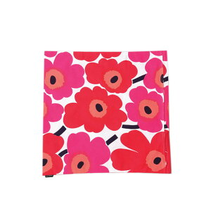 �}�����b�R marimekko �N�b�V�����J�o�[ �J�o�[ �J�o�[�̂� 50×50cm 064163 001 CUSHION COVER PIENI UNIKKO �z���C�g+���b�h+�s���N�n