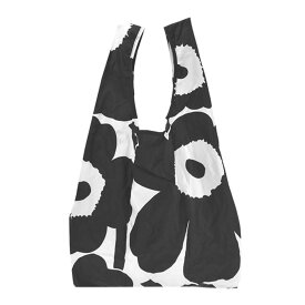 マリメッコ marimekko バッグ トートバッグ エコバッグ ショッピングバッグ サブバッグ 折りたたみ 91492 190 SMART BAG スマートバッグ PIENI UNIKKO ホワイト+ブラック 北欧