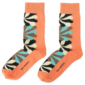 �}�����b�R marimekko �C�� ���� �\�b�N�X ���f�B�[�X 091728 387 fxmm00488l �V���[�g�� Kasvaa Meduusa Socks �I�����W�n�}���`