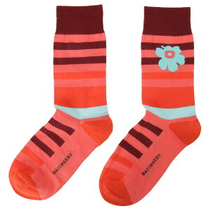 �}�����b�R marimekko �C�� ���� �\�b�N�X ���f�B�[�X 091730 283 fxmm00491l �V���[�g�� Kasvaa Ralli Unikko Socks ���b�h�n�}���`