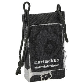 マリメッコ marimekko バッグ ミニバッグ 斜め掛けバッグ ショルダーバッグ 092211 992 FUNNY SMALL POCKET MARIMERKKI ブラック系