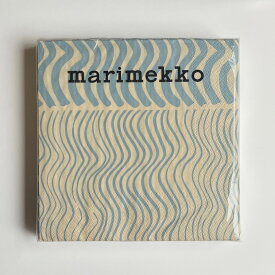 マリメッコ marimekko ペーパーナプキン 紙ナプキン ランチサイズ ihr 20枚 913649 SILKKIKUIKKA シルッキクイッカ light blue ライトベージュ+ライトブルー系 北欧