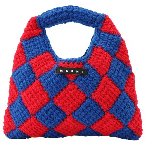 �}���j MARNI �_�C�A�����h�N���V�F �����j�҂� �n���h�o�b�O �~�j�g�[�g ��� M00995 M00RP 0MC06 bbmn00110l DIAMOND CROCHET �L�b�Y �K�[���Y ���f�B�[�X �u���[+���b�h