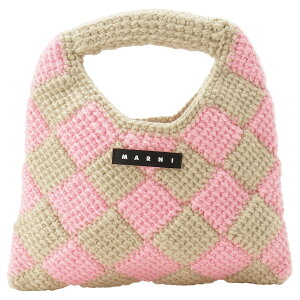 �}���j MARNI �_�C�A�����h�N���V�F �����j�҂� �n���h�o�b�O �~�j�g�[�g ��� M00995 M00RP 0MC10 bbmn00114l DIAMOND CROCHET �L�b�Y �K�[���Y ���f�B�[�X �s���N+�x�[�W��