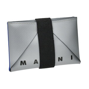 �}���j MARNI �J�[�h�P�[�X ���h���� PFMI0008U0 P5769 ZO673 �I���K�~ ���f�B�[�X �����Y ���j�Z�b�N�X �u���[+�O���[+�u���b�N