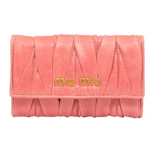 �y���A�E�g���b�g���z�~���E�~���E MIU MIU �L�[�P�[�X MATELASSE �}�g���b�Z ���U�[ 5M0222 6�@�L�[�P�[�X ���f�B�[�X �s���N