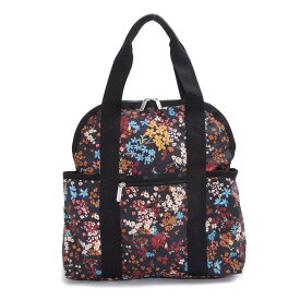 レスポートサック LeSportsac リュックサック ハンドバッグ トートバッグ 2442 E716 DOUBLE TROUBLE BACKPACK ダブル トラブル バックパック FLORAL SPICE ブラック系マルチ