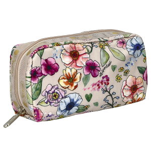 X|[gTbN LeSportsac |[` RX|[` 6511 F654 RECTANGULAR COSMETIC L^M[RXeBbN SUNSHINE GARDEN Cgx[Wn}`