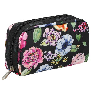 X|[gTbN LeSportsac |[` RX|[` 6511 F655 RECTANGULAR COSMETIC L^M[RXeBbN MOONLIT GARDEN ubNn}`