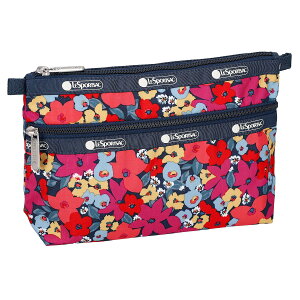 X|[gTbN LeSportsac |[` RX|[` 7105 F665 COSMETIC CLUTCH RXeBbN Nb` BRIGHT ISLE FLORAL }`J[