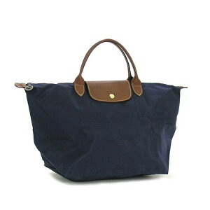 LONGCHAMP �����V���� ���f�B�[�X LE PLIAGE ���E�v���A�[�W�� �܂肽���� �g�[�g�o�b�O �l�C�r�[ ���K�i �n���h�o�b�O