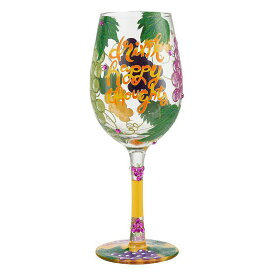 ロリータ LOLITA グラス ワイングラス 6010152 DRINK HAPPY THOUGHTS ドリンク ハッピー ソーツ インテリア マルチカラー おしゃれ ブランド 新品