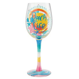 ロリータ LOLITA グラス ワイングラス 6009215 BEACH LIFE ビーチライフ 海 マルチカラー おしゃれ ブランド 新品
