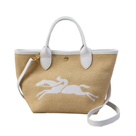 ロンシャン LONGCHAMP バッグ ハンドバッグ ショルダーバッグ 10144 007 HZB LE PANIER PLIAGE H ル プリアージュ パニエ BLANC ホワイト+ベージュ系