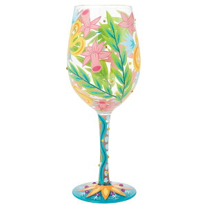 [^ LOLITA OX COX H Rbv 6015414 WINE GLASS FASHION FLORALS t@bV t[Y }`J[