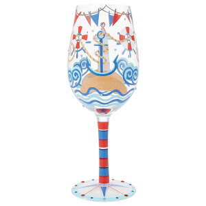[^ LOLITA OX COX H Rbv 6015415 WINE GLASS NAUTICAL iEeBJ u[+bhn