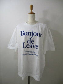アカウント Account　Bonjour Tシャツ　フリー　W1　ホワイト