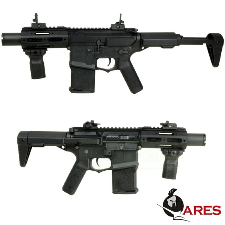 楽天市場】ARES AMOEBA AM-015 M4 CQC アサルトライフル 電動ガン BK 