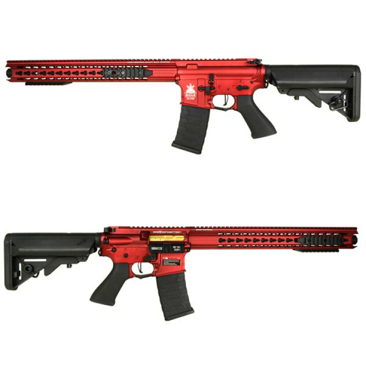 楽天市場】APS BOAR Defense Ambi ライフル 3Gun カスタム レッド 
