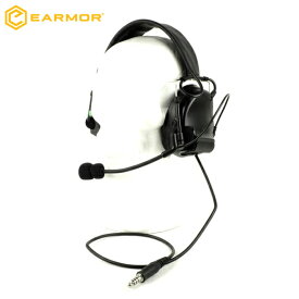 OPSMEN EARMOR SW03 ヘッドセット ブラック　サバゲー,サバイバルゲーム,ミリタリー