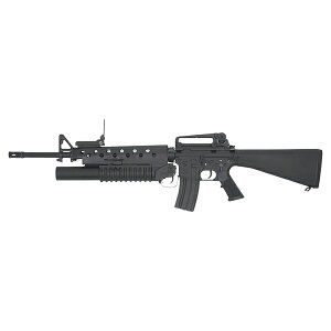 E&C 702E COLT M16 with M203 �O���l�[�h�����`���[ (Kestrel V2 BASIC����) �d���K��(COLT Licensed)