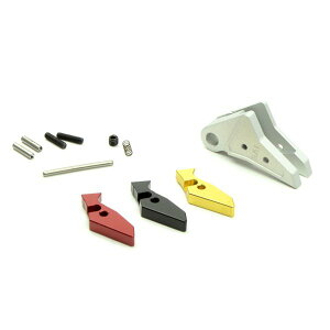 Guns Modify SAI�^�C�v CNC�A���~ �A�W���X�^�u���t���b�g�g���K�[ �}���C GBB G17/G18C�p �V���o�[