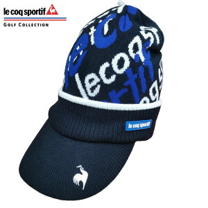 le coq sportif���R�b�N�X�|���e�B�t/�S���t/�X�q/�݂��j�b�g�L���b�v/LG4FCP40M/�l�C�r�[/CAP775