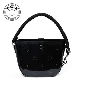 POTR �O���X ���E���h�o�b�O�~�j 993-15205 ��i 2way GLOSS �n���h�o�b�O ���f�B�[�X ���� PVC �W���J�[�h ������� �u���b�N/�s���N �u���b�N/�^�[�R�C�Y