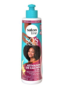 SALON LINE �T�������C�� 10 in 1�}���`�x�l�t�B�b�g �J�[���[ �w�A �X�^�C�����O�N���[�� 300ml �u���W�����w�A�N���[�� �J�[���w�A�i�E�F�[�r�[�E�p�[�}�[�E�J�[���[�w�A�p�j