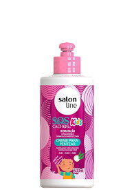 SALON LINE サロンライン キッズ カーリー ヘア リーブイン クリーム 300ml ブラジル製ヘアケア カールヘア（子ども・カーリーヘア用）