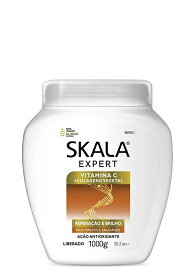 SKALA スカラ エキスパート ビタミンC+コラーゲン ヘアトリートメント 1000g 大容量ヘアパック 1kg ブラジル製（ダメージヘア・乾燥髪用）