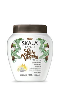 SKALA スカラエキスパート ベジタブルミルク ヘアトリートメント 1000g 大容量ヘアパック 1kg ブラジル製（パサつき・オールヘア用）