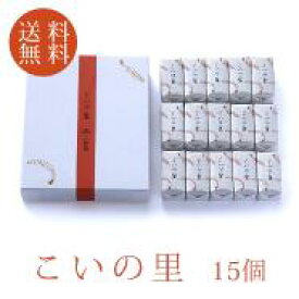 【送料無料】　手土産　プレゼント　こいの里　15個入×3箱セット　ギフト　ご贈答用